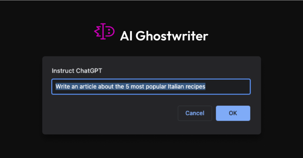 AI Ghostwriter : Wordpress ChatGPT Plugin