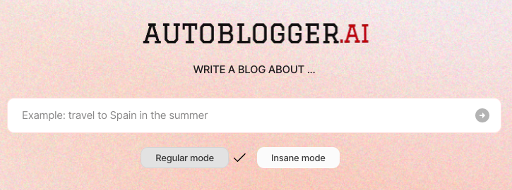 Autoblogger.ai : WRITE A BLOG ABOUT ...