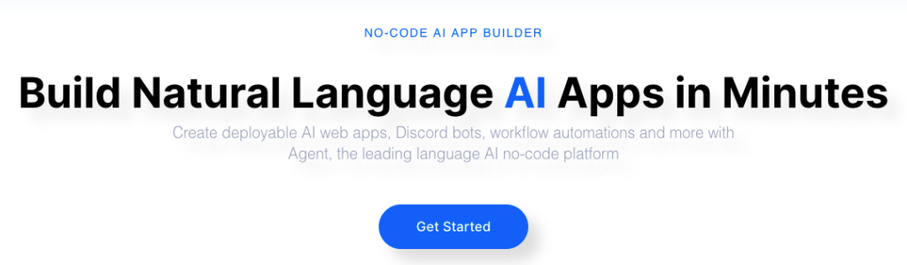 GPTAgent : Build Natural Language AI Apps in Minutes