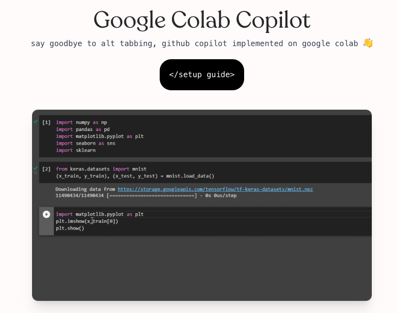Google Colab Copilot : Google Colab Copilot