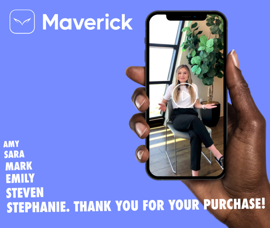 Maverick : Boost Ecommerce LTV with personal videos at scale