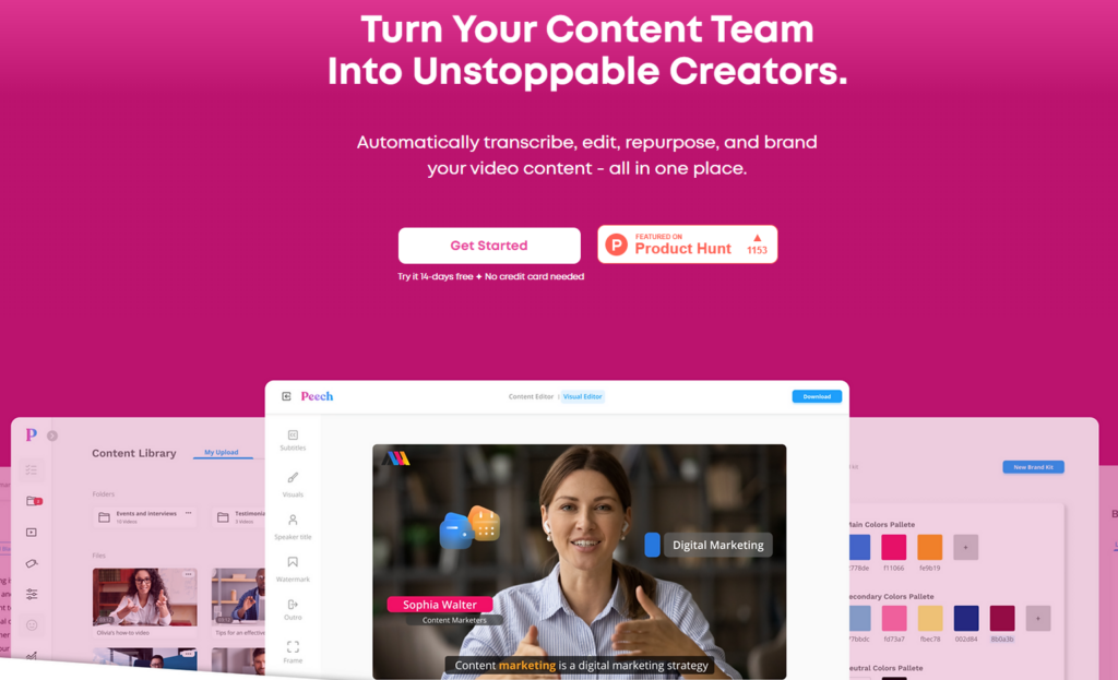 PEECH : Turn Your Content Team