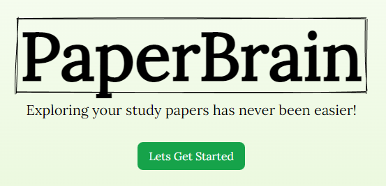 Paper Brain : Exploring your study papers has never been easier!