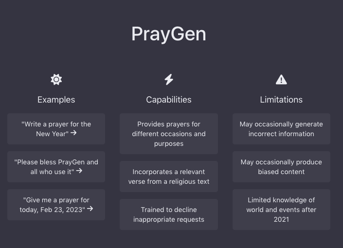 PrayGen :