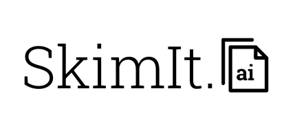 SkimIt.ai : Get an ai summary of any article delivered to your inbox.