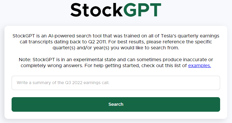 StockGPT :