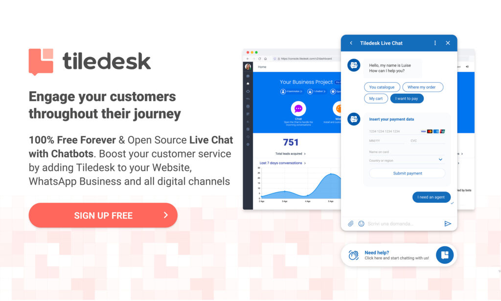 Tiledesk : The all-in-one customer engagement platform