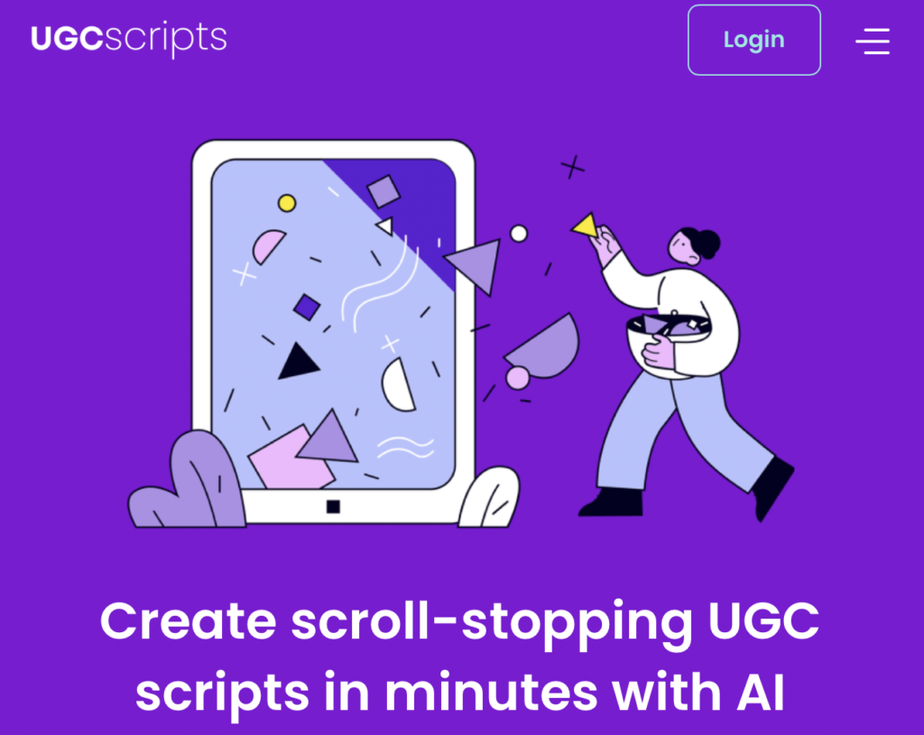 UGC Scripts : Create scroll-stopping UGC scripts in minutes with AI