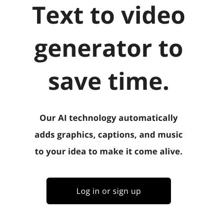 WOXO : Text to video generator to save time.