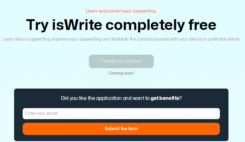 isWrite : Try isWrite completely free