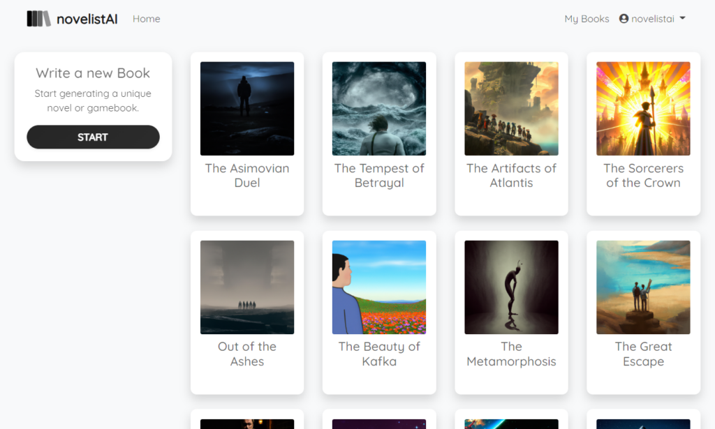 novelistAI : Your Adventure Awaits