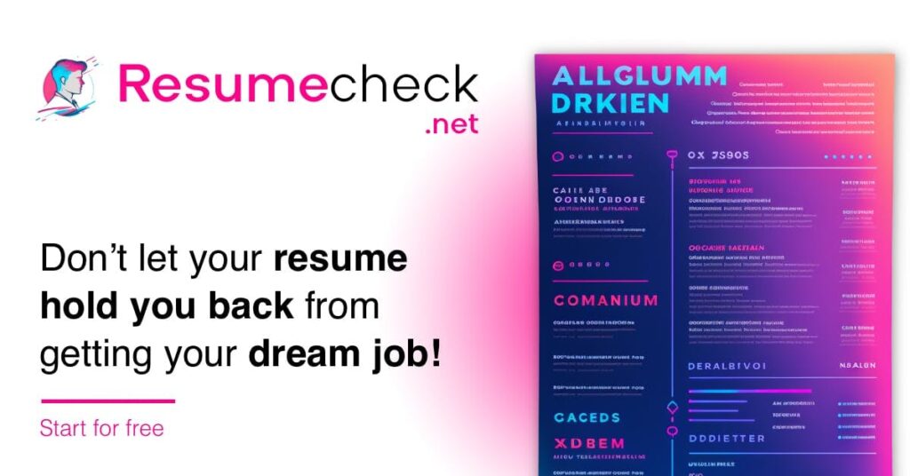 resumecheck.net : Get recruited! Correct your resume with GPT3 AI-checks